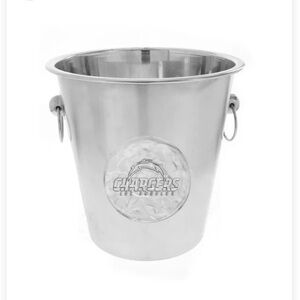 Los Angeles Chargers Silver Stainless Steel Ice Drink Champagne Bucket
